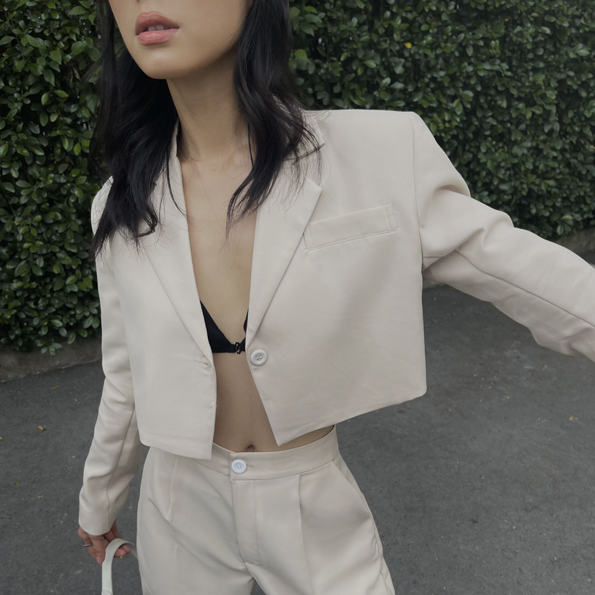 TATICHU - Áo Blazer croptop - Cropped Blazer
