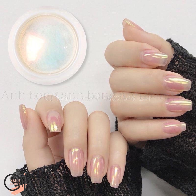 {CJ Nails Store} Set tráng gương ngọc trai 6 màu