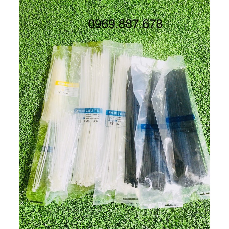 Dây rút trắng đen, dây rút nhựa