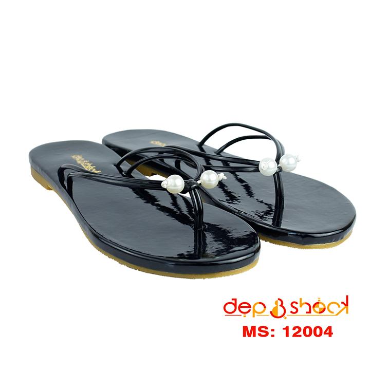 Dép xỏ ngón  nữ quai dây chắc chắn  đính hạt có size từ 33 đến 43