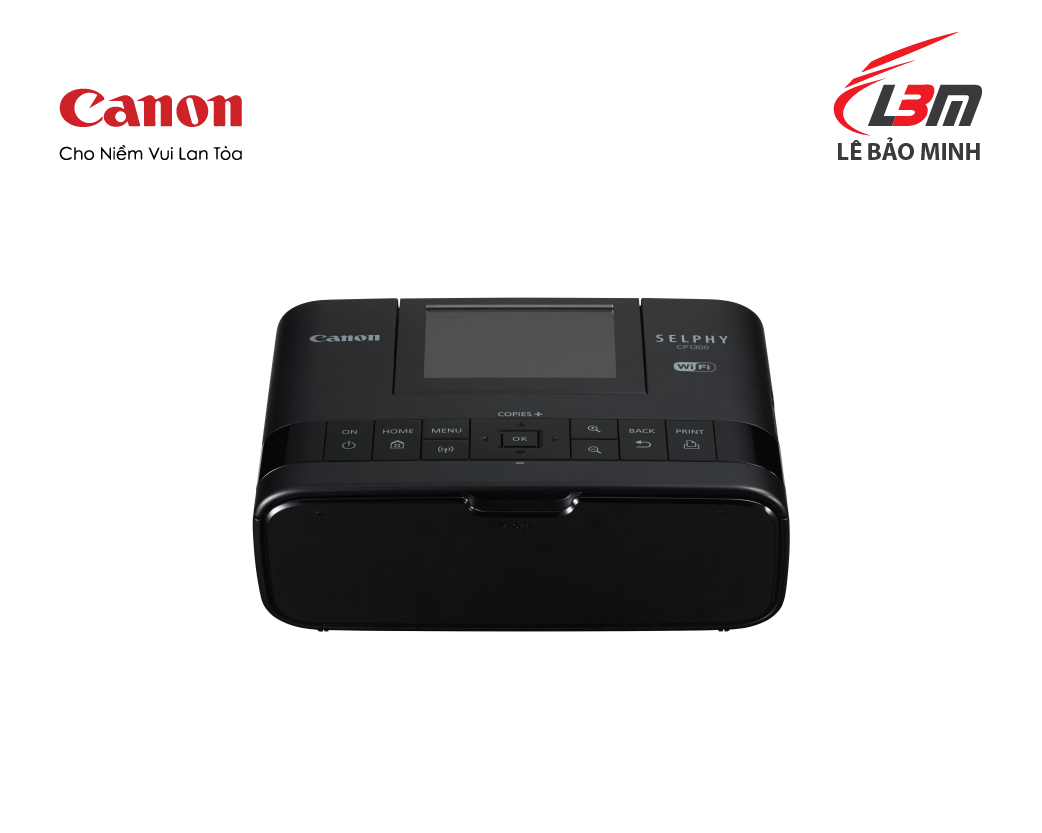 Máy In Ảnh Canon CP 1300 (Đen, Trắng, Hồng)