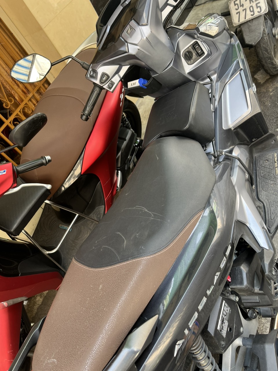 Ghế nệm ngồi xe máy cho bé dành cho xe AB - PCX (AIRBLADE)