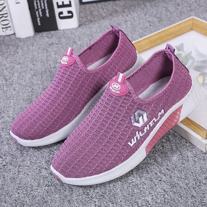 giày thể thao nữ- giày slipon vải