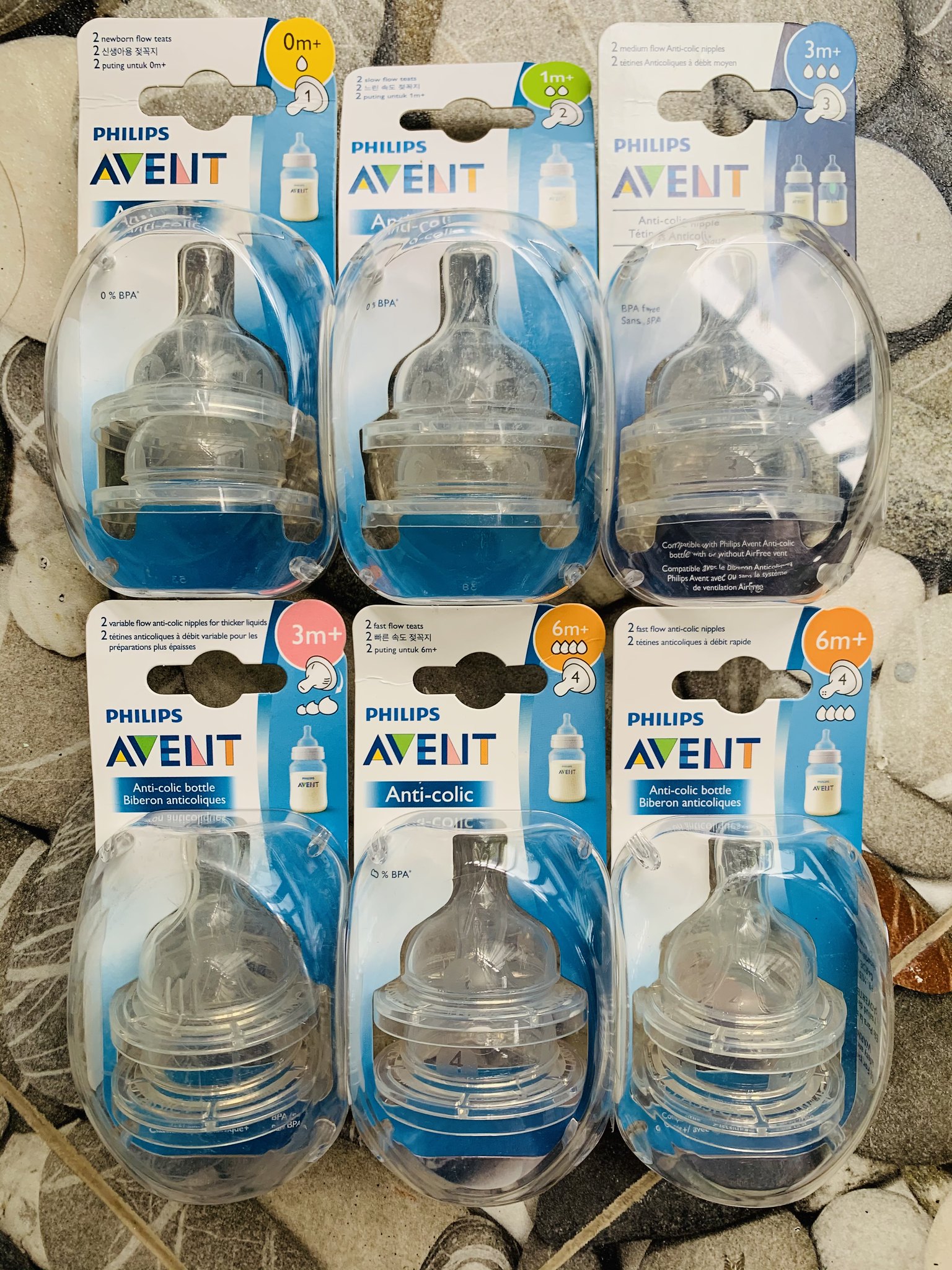 Núm ti Avent Classic 1, 2, 3, 4, variable