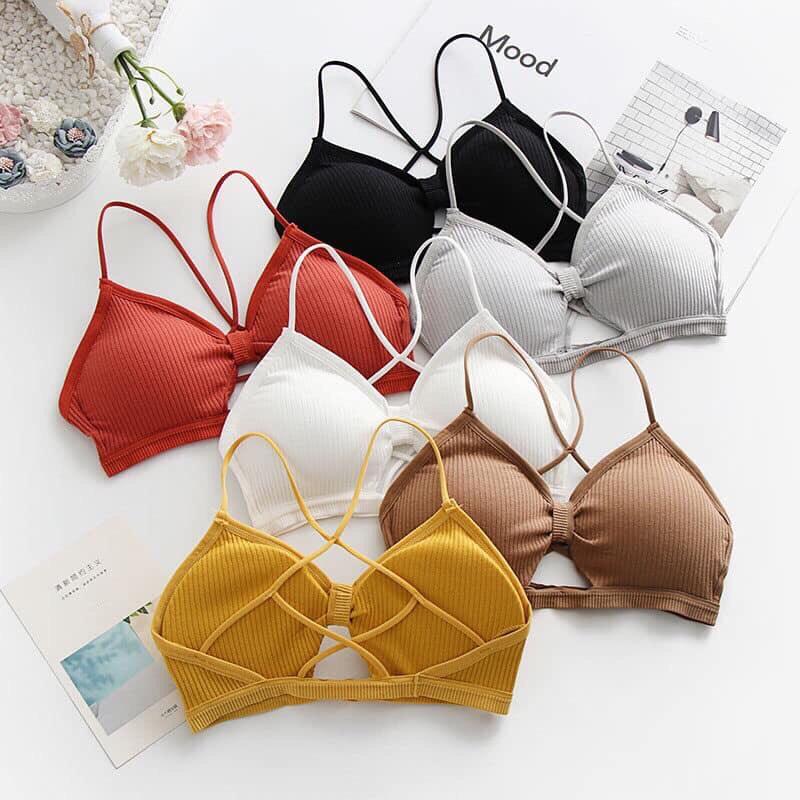 Áo bra nơ đan dây lưng siêu Sexy