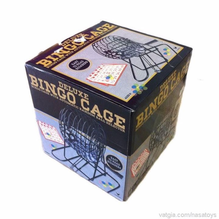 Lồng quay loto bingo 100% bằng sắt