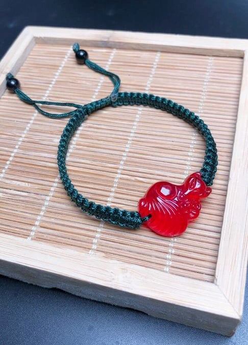 Vòng Tay Hồ Ly 9 Đuôi Đá Lưu Ly