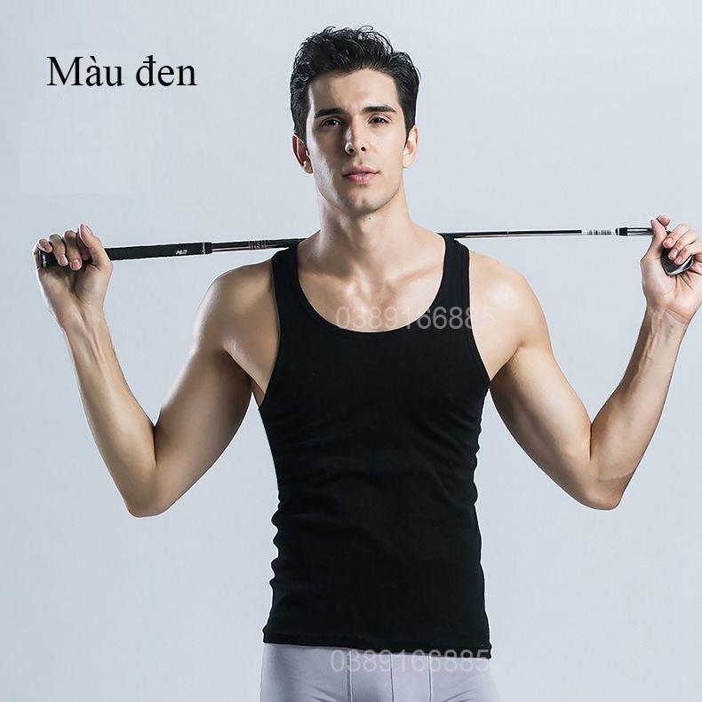 Áo may ô ba lỗ nam, áo ba lỗ nam nhật bản 100% cotton form đẹp - mayo