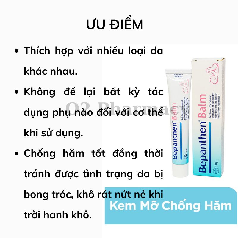 Kem chống hăm Bepanthen Balm tuýp 30g