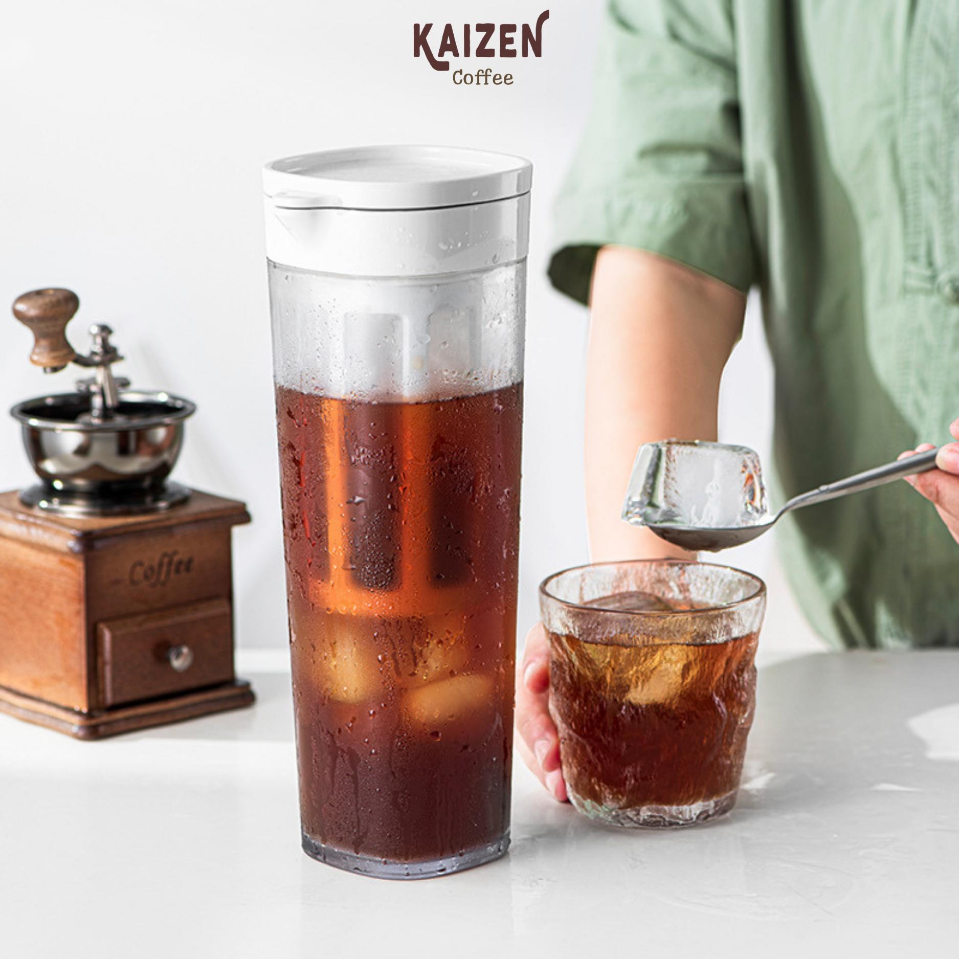 Combo Bình pha Cold Brew kèm Cà phê Arabica chuyên dùng pha cà phê ủ lạnh - Kaizen Coffee