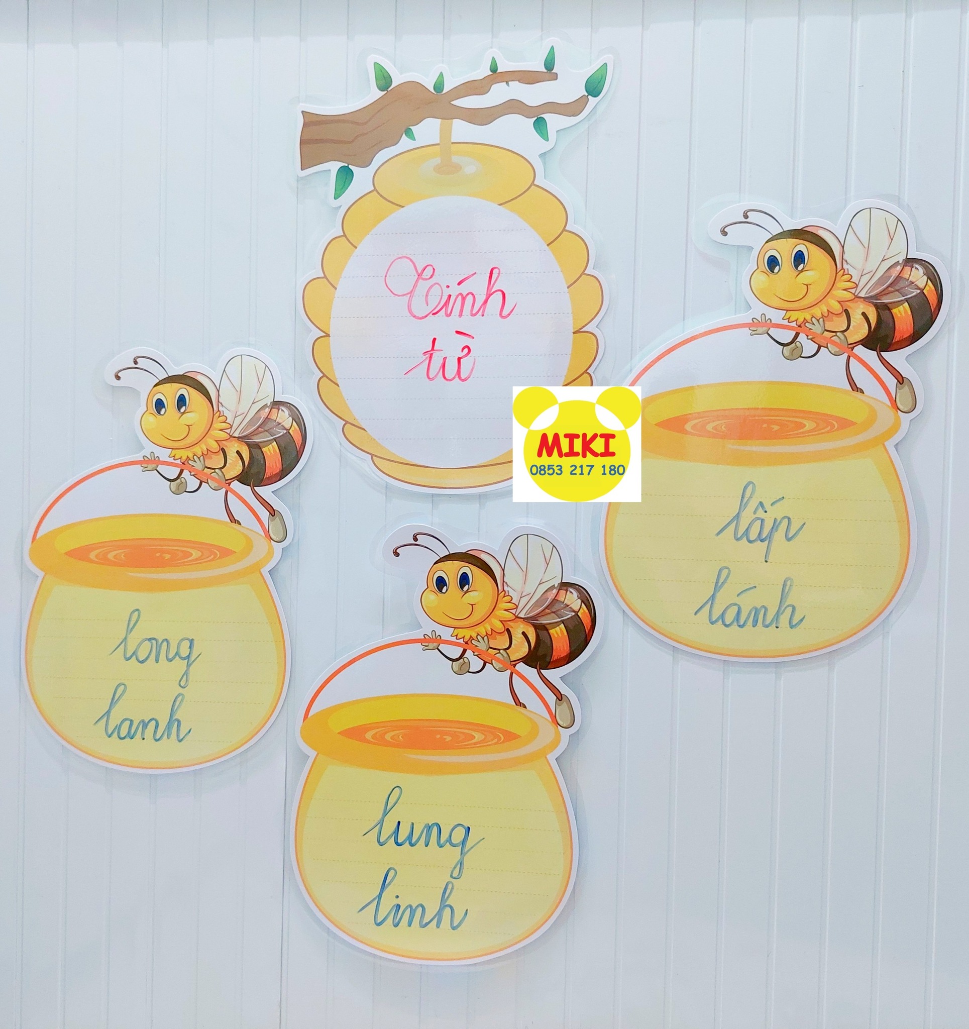 CHÚ ONG CHĂM CHỈ TÌM MẬT (Đồ dùng dạy học Miki)