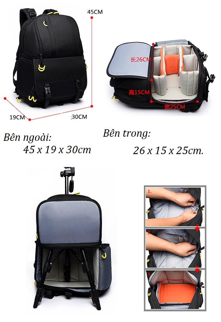 [HCM]Balo máy ảnh chuyên dụng  Novagear.