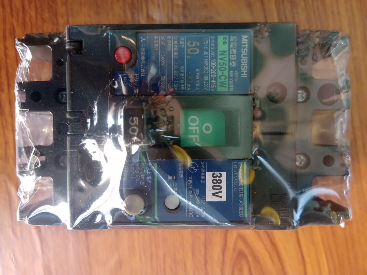 ÁT CHỐNG GIẬT 3 PHA 50A NHẬT-APTOMAT NHẬT BẢN