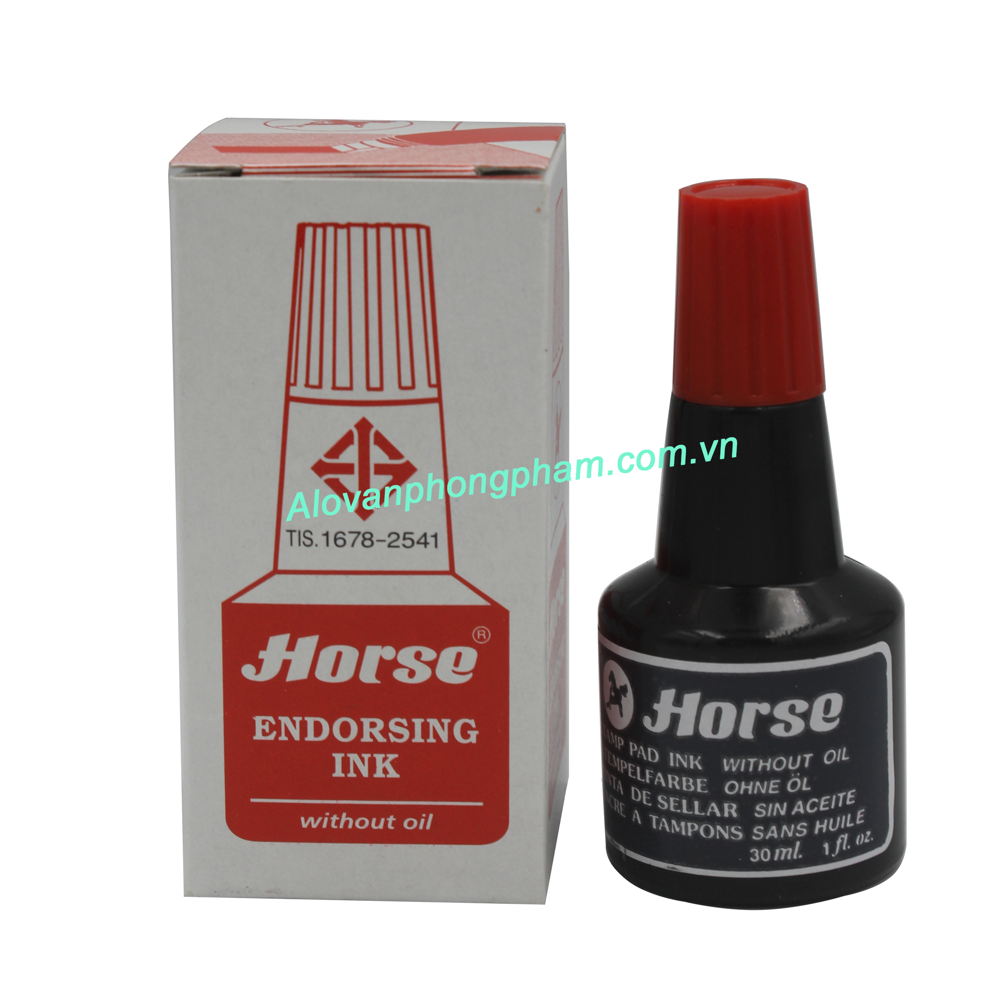 Mực dấu Horse đỏ 30ml SUKADO