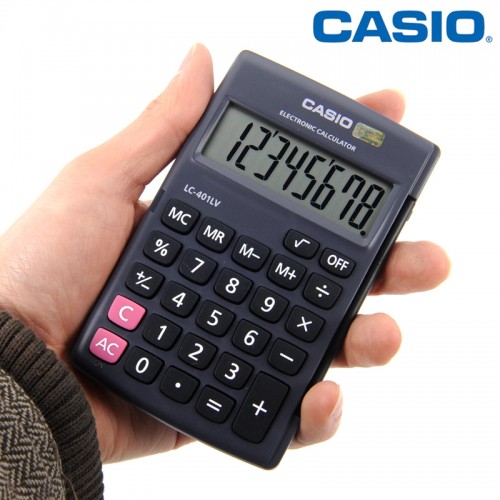 [HCM]Máy tính bỏ túi Casio LC-401LV (Xám)