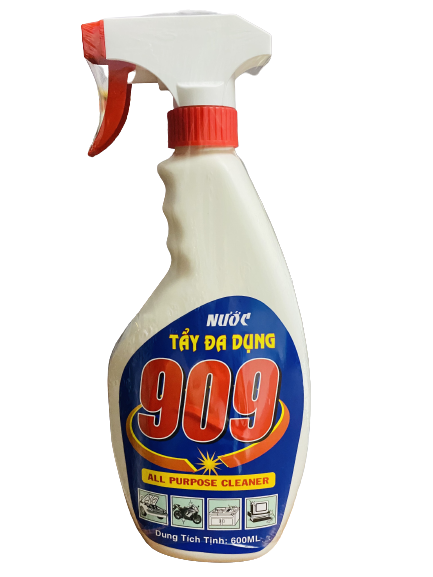 Chất tẩy rửa đa dụng đa năng KIFA 909 600ml - tẩy bẩn siêu mạnh, không độc hại, tẩy ố vàng, dầu mỡ