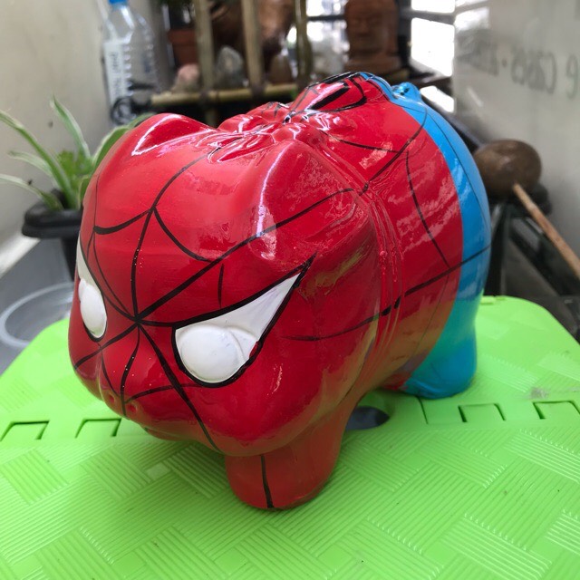 Heo đất tiết kiệm spiderman size M