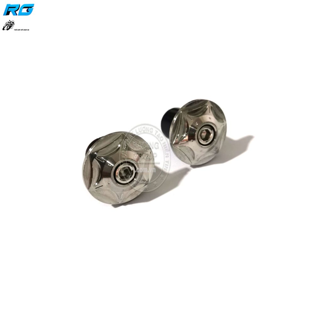 Gù tay lái salaya inox 304 mẫu dẹp trang trí làm đẹp xe SH Exciter 150 Winner Wave..