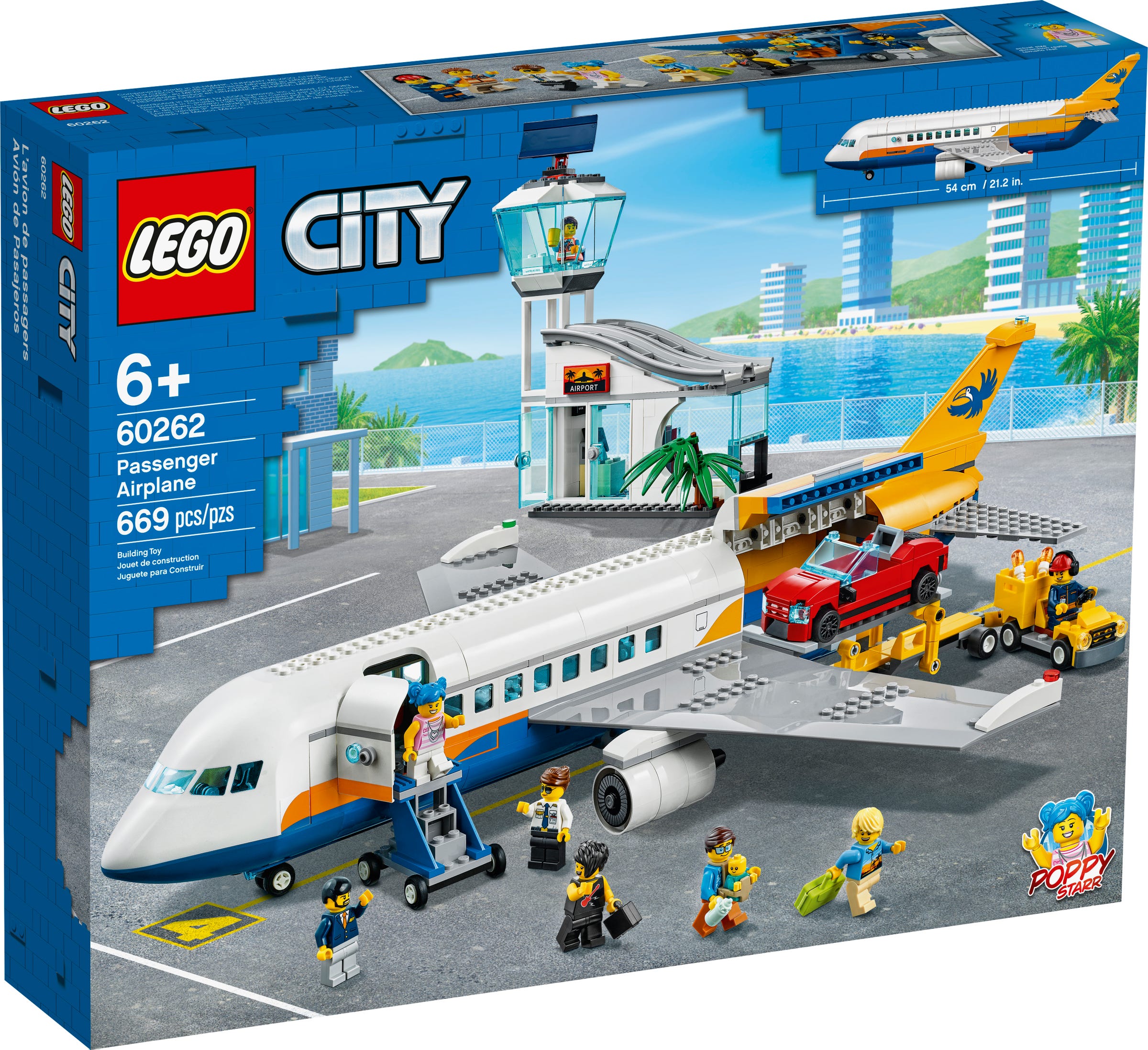 BRICK4U LEGO CITY - 60262 - PASSENGER AIRPLANE