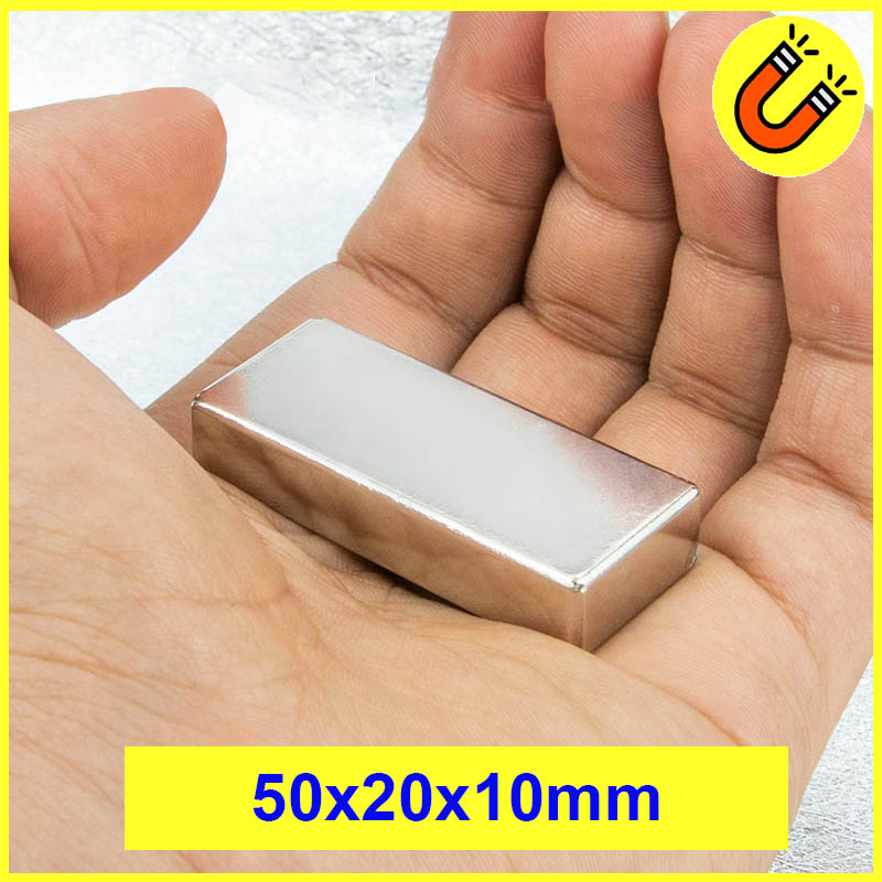 Nam châm đất hiếm 50x20x10mm lực từ siêu mạnh