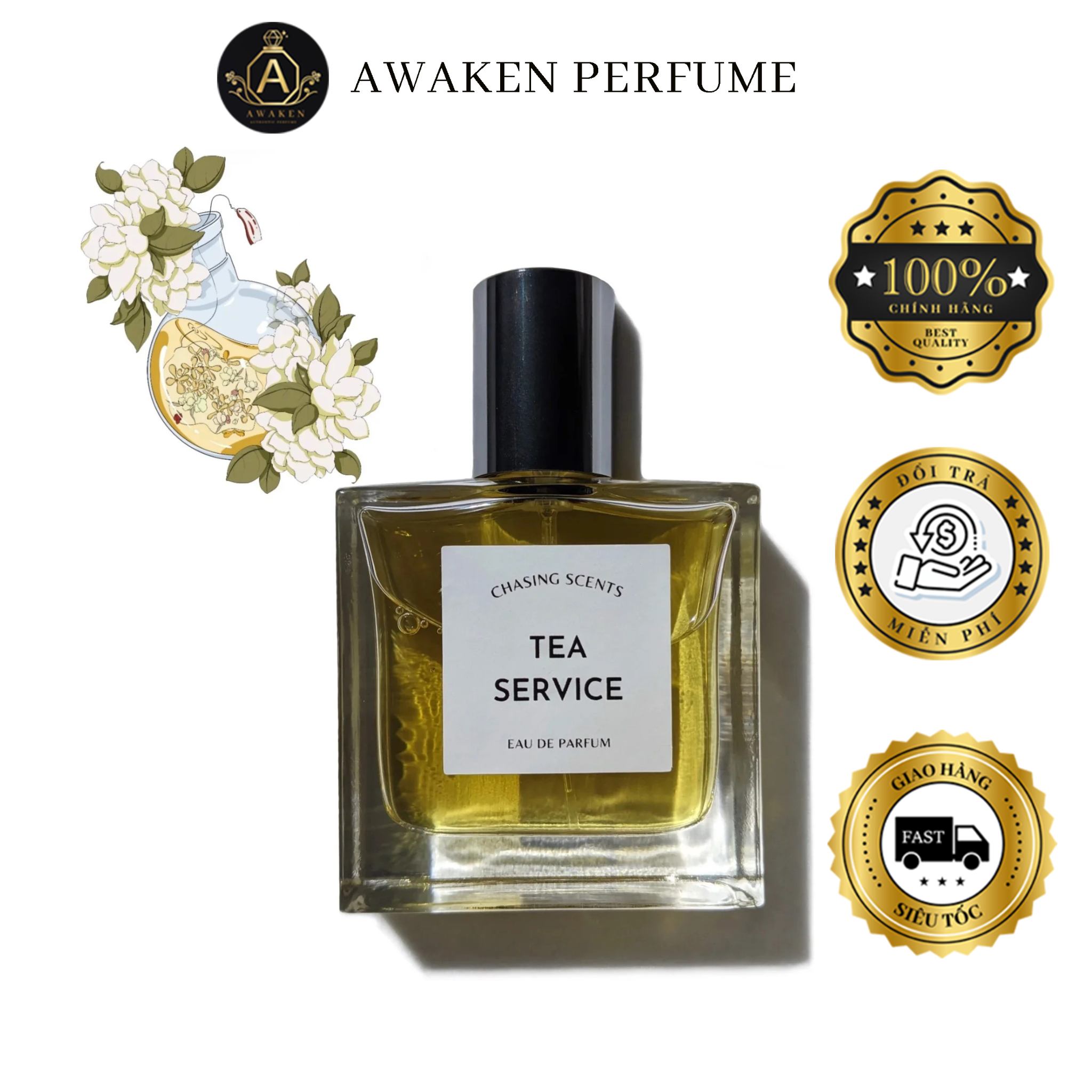 [Chiết 2ml/5ml/10ml] Nước hoa Chasing Scents Tea Service Chính Hãng