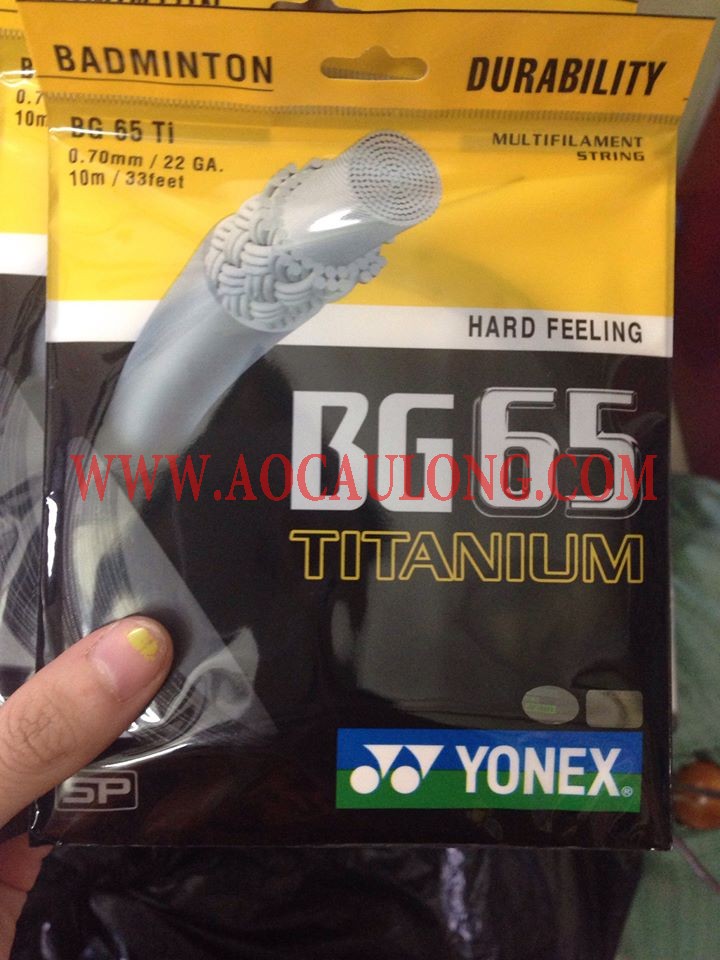 Cước Cầu Lông Yonex BG65 / BG65 TITANIUM 2 Tem