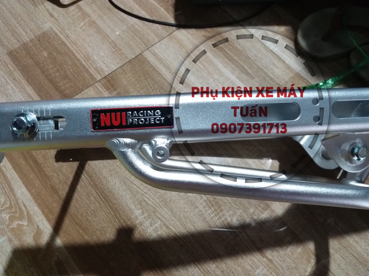 Gắp Nhôm phay lổ RAIDER, SATRIA