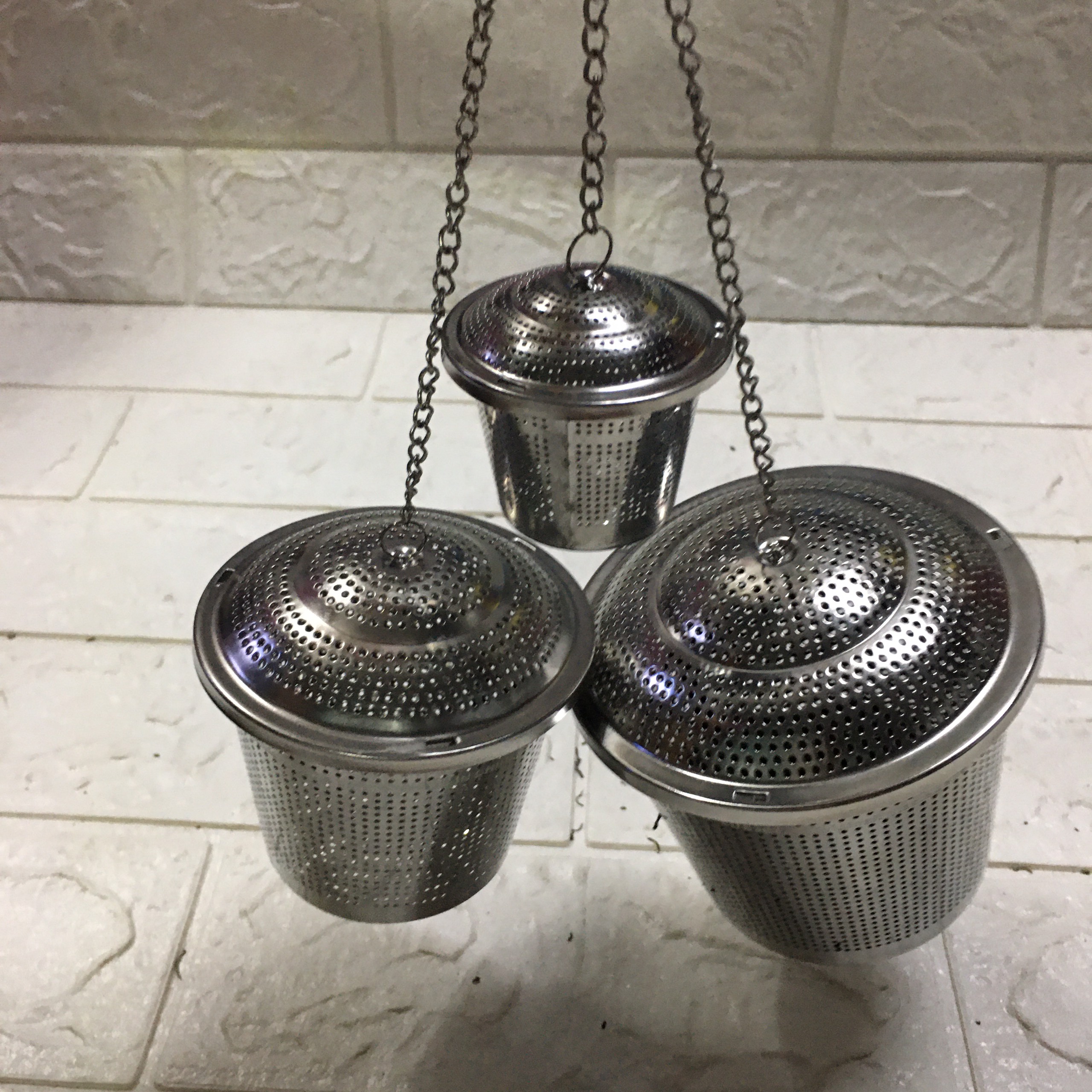 [HCM]Dụng cụ lọc trà thả ấm inox 304