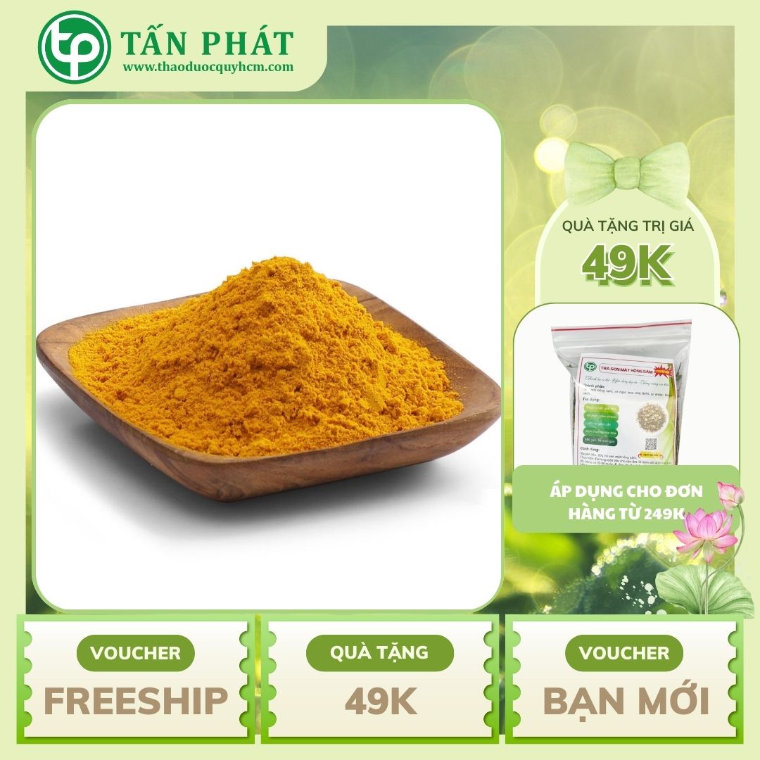 Bột hoàng đằng cao cấp 500g - Hàng sạch 100% thiên nhiên không phẩm màu và phụ gia