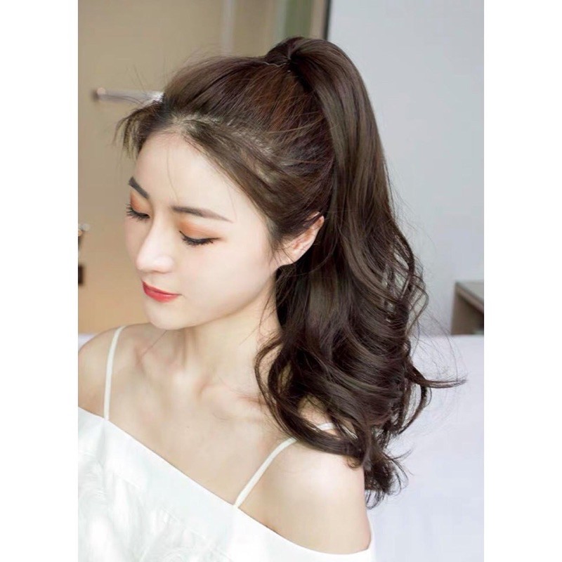 tóc giả ngoạm xoăn