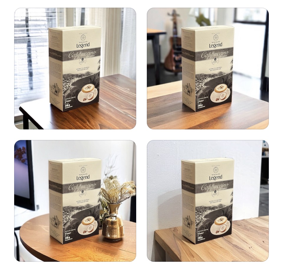 (MỚI) Cà phê Cappuccino Coconut ( vị Dừa) Trung Nguyên( Hộp 12 gói)
