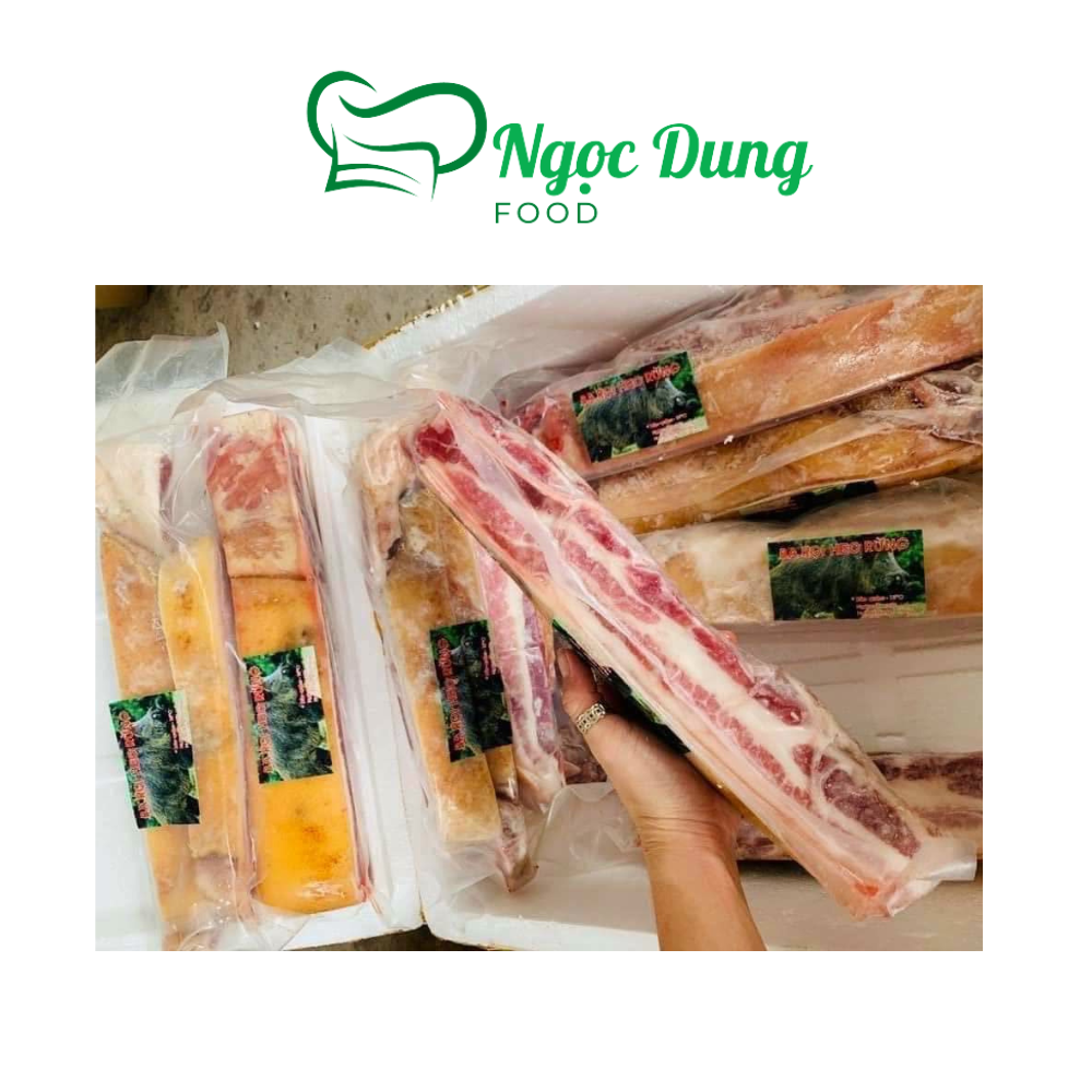 Mixed Wild Boar Pork, Fresh and Delicious Chewy Meat - 1kg (Delivery in Hcm Within 2 Hours)