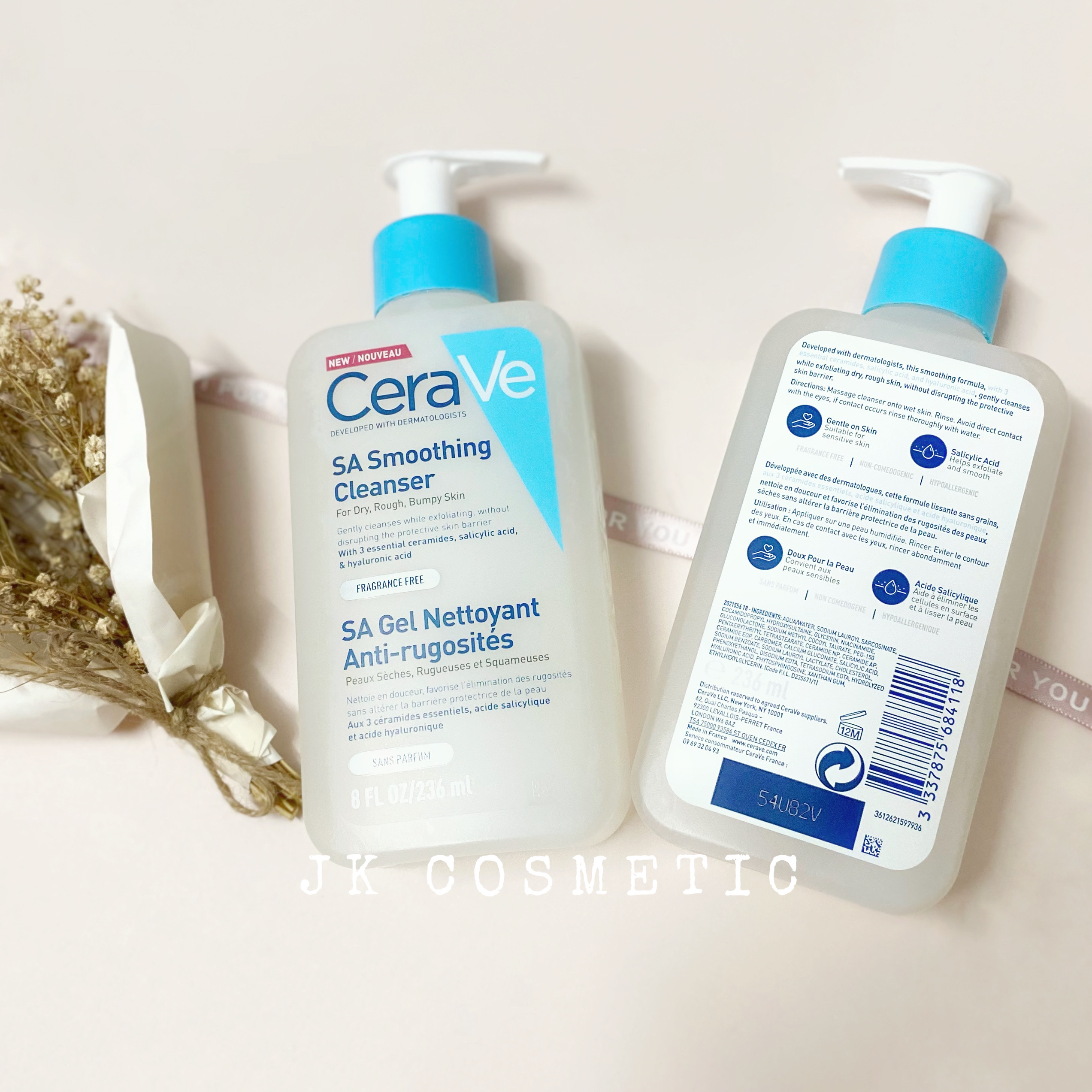 Sữa rửa mặt cho làm mềm mịn da Cerave SA Smoothing cleanser 236ml