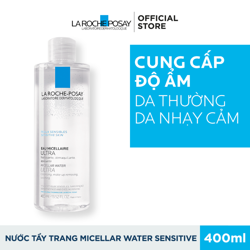 Nước làm sạch sâu và tẩy trang cho da nhạy cảm Micellar Water Ultra Sensitive Skin 400ML cao cấp