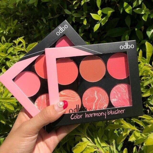 [HCM]Phấn Má Hồng Odbo Color Harmony Blusher OD166