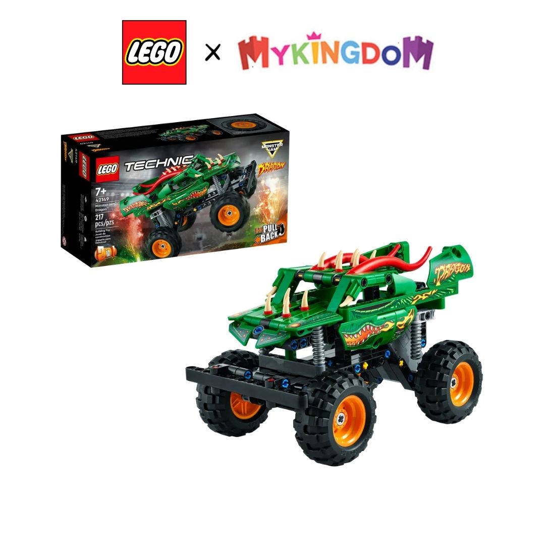 Đồ Chơi Lắp Ráp LEGO Technic Chiến Xe Monster Jam™ Dragon™ 42149 (217 chi tiết)