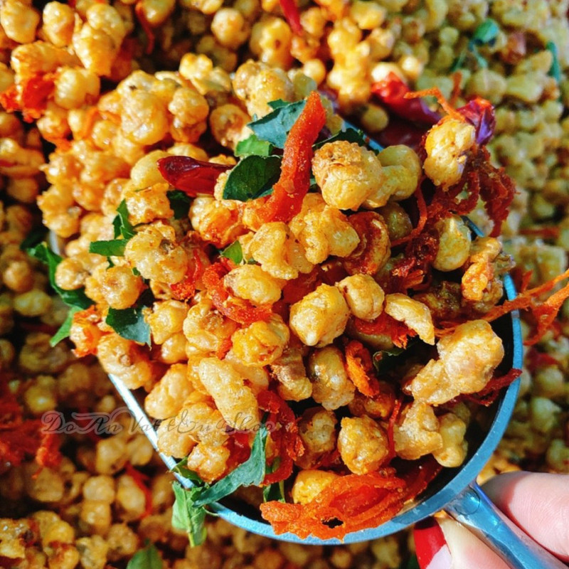 500G BẮP TẨM BÒ SẤY LÁ CHANH
