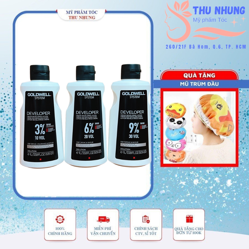 Oxy Goldwell trợ nhuộm 1000ml