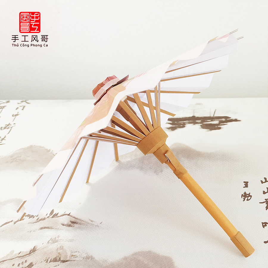 Dù giấy cổ trang mini - Dù giấy Trung Hoa