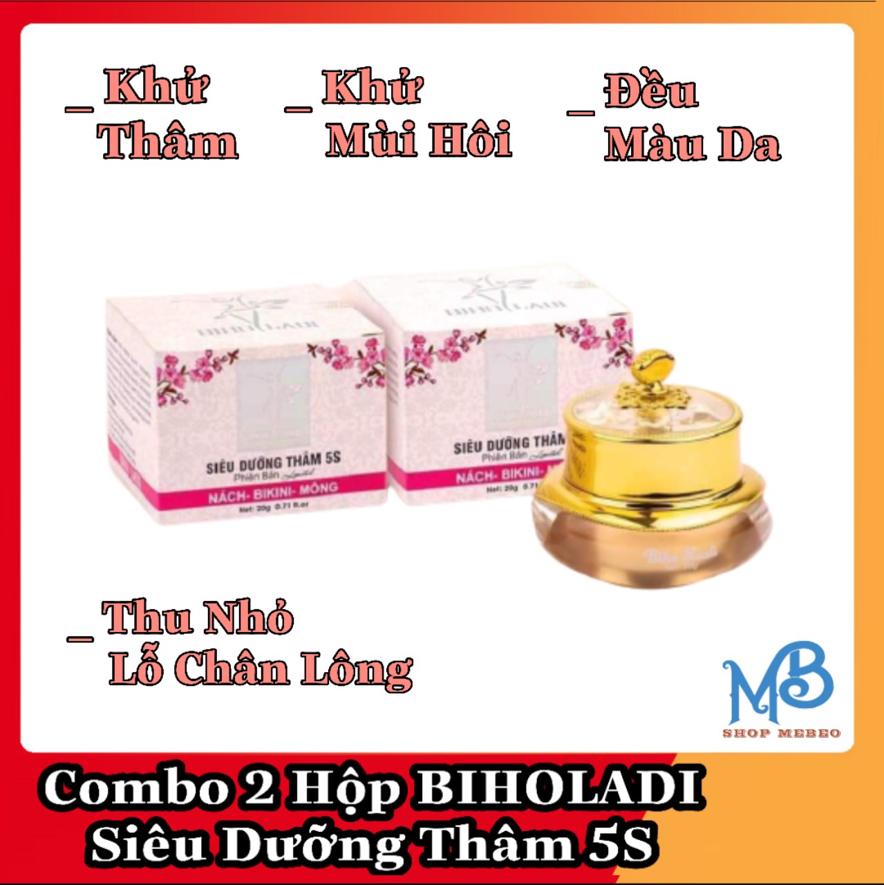 Biho ladi siêu dưỡng thâm 5s, giảm 80k