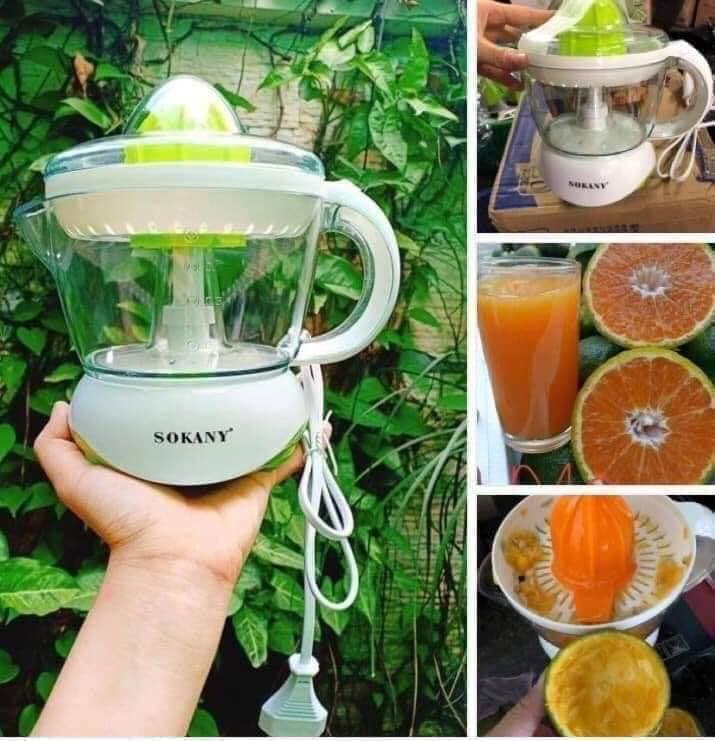 Máy Ép Cam, Máy Vắt Cam Bằng Điện Tự Động Vắt, Dừng- Máy Vắt Cam Sokany, vắt cam, máy vắt cam điện, vắt cam cắm điện , vắt cam sokany
