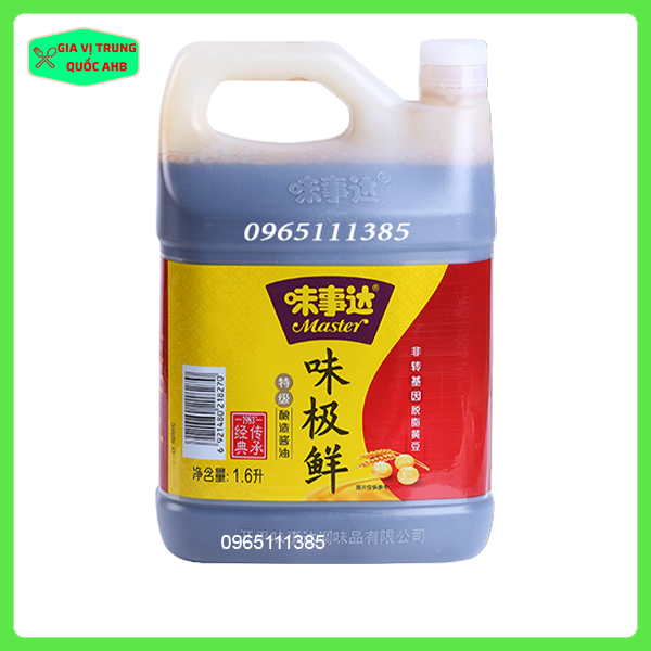 Xì Dầu Mastet 1,6 Lít - Thơm ngon