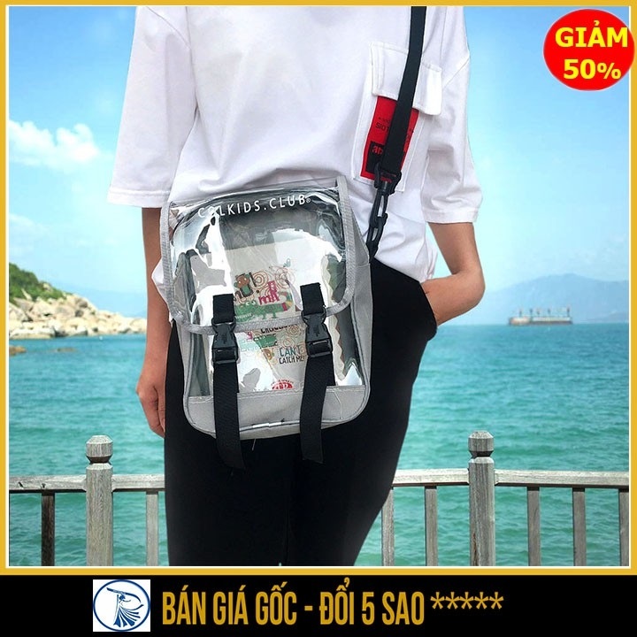 [LOẠI TỐT] Túi Minibag S.S2 Phản quang Colkids Club Unisex [ Đen và xám ]túi đeo chéo nam túi đeo hông túi vải bố túi bao tử cặp đeo chéo M66