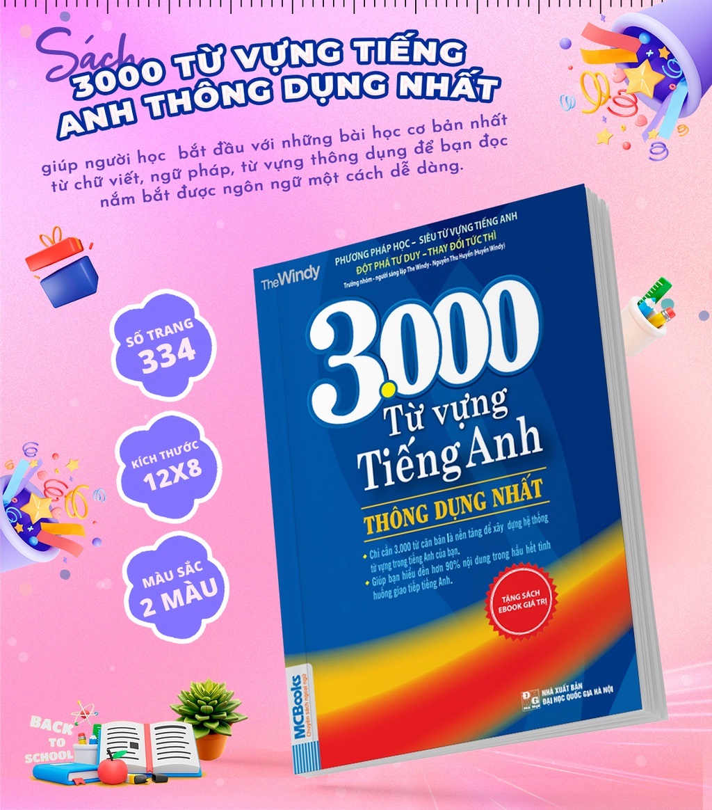 3000 Từ Vựng Tiếng Anh Thông Dụng Nhất