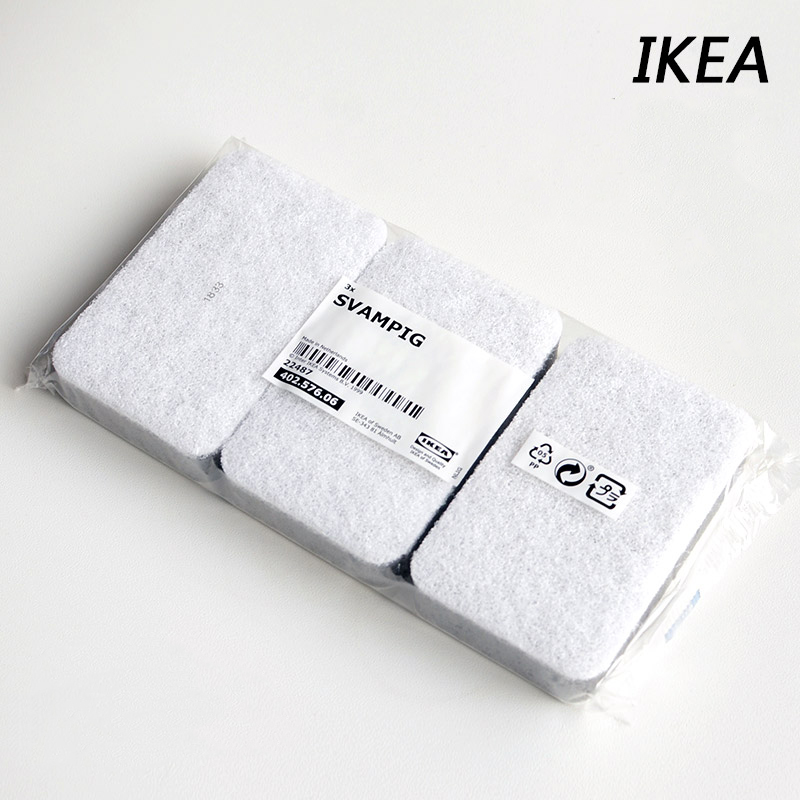 Bộ 3 miếng bọt biển cọ rửa bát chén đa năng IKEA Svampig