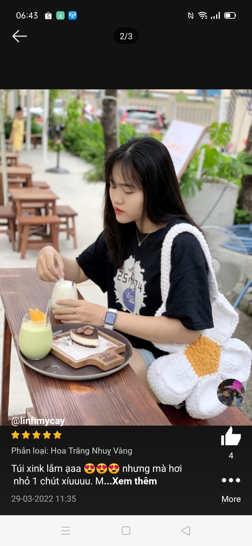 [ẢNH THẬT] TÚI LEN BÔNG HANDMADE