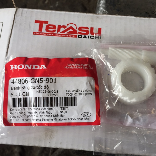 Bánh răng đo tốc độ dream/ wave /sâu công tơ mét  Honda dream Việt /wave anpha 100