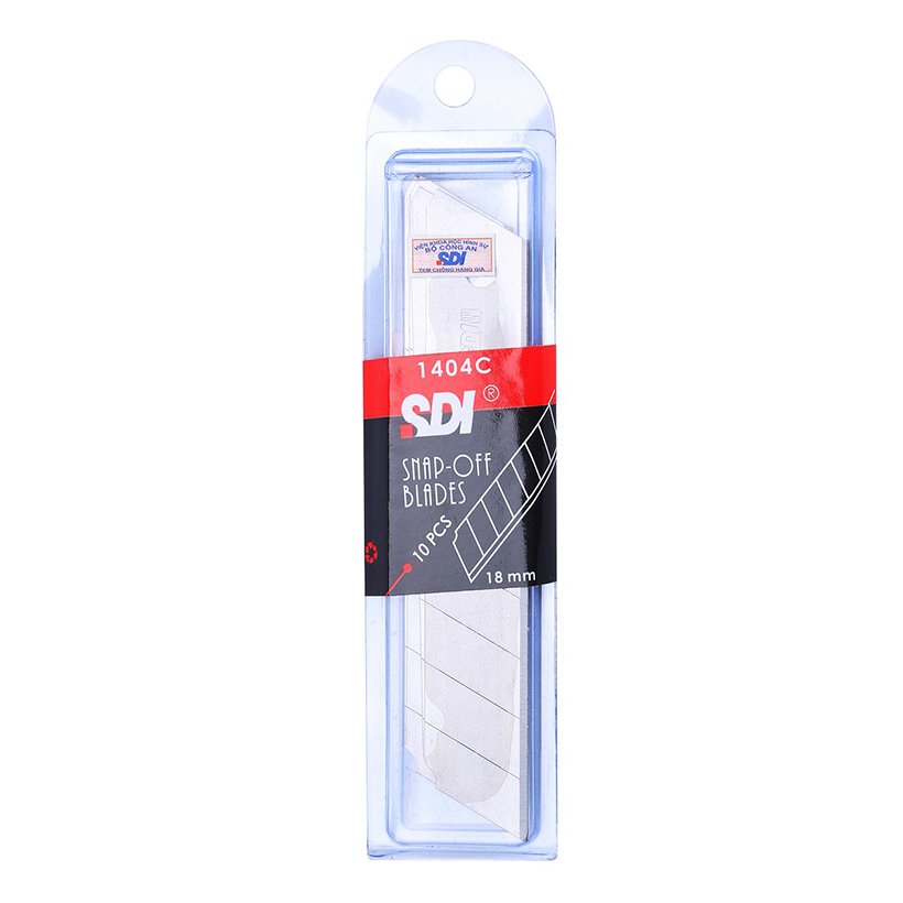 [HCM]Lưỡi Dao Rọc Giấy SDI 1403/1404 (Chính Hãng) - Vĩ 10 Lưỡi