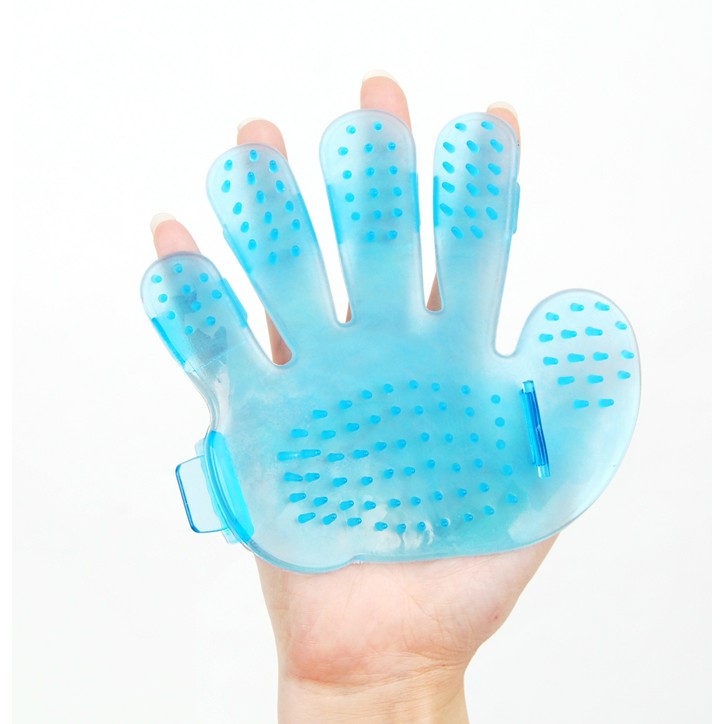 Găng Tay Tắm Cho Chó Mèo Size Tự Điều Chỉnh (Phù Hợp Tay Nữ) - iPet Shop