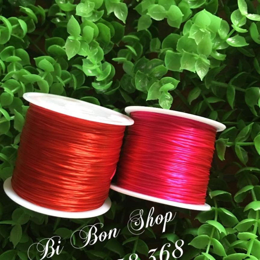com bo 2 cuộn cước chun xâu vòng